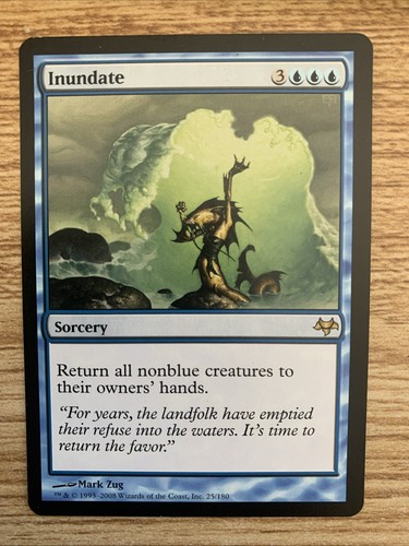 Mtg inundate eventide rare - mtg,