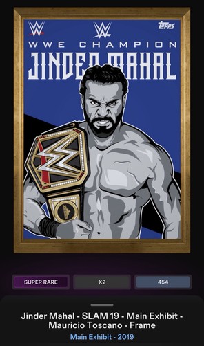 2019 topps slam digital jinder - topps,