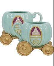 Disney Cinderella Carriage Mug 3D Coach 350ml Ceramic Princess Cup