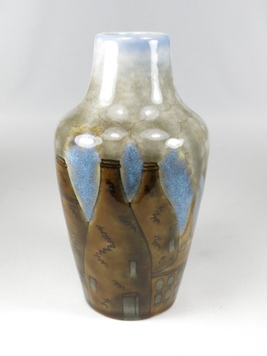 Cobridge stoneware bottle - bottle, kiln