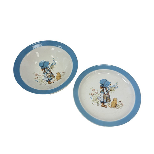 Holly hobbie plate bowl and - hobbie,
