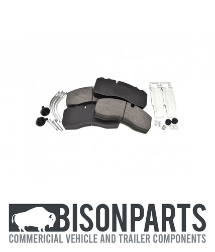 Brake pad set fitting kit - set,
