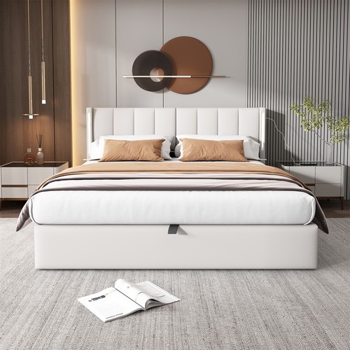 Ottoman storage bed - storage, king