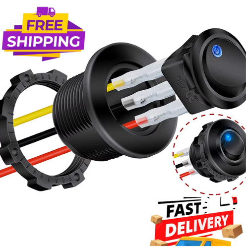 12v off round waterproof - 12v,
