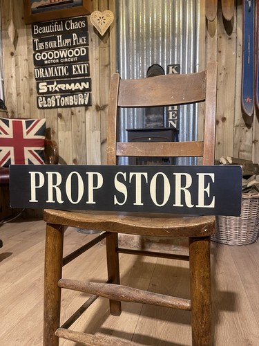 Prop store stage - store, signs