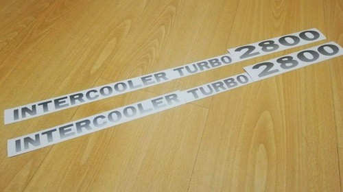 Decals pajero intercooler - decals,