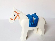LEGO HORSE WITH SADDLE 2 CLIPS ANIMALS