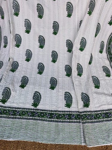 Indian handmade quilt vintage - handmade,