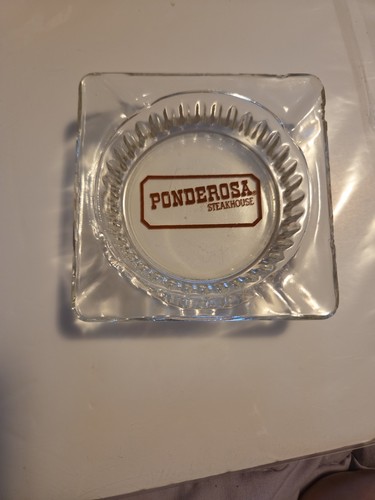 Vintage large glass ponderosa - large,