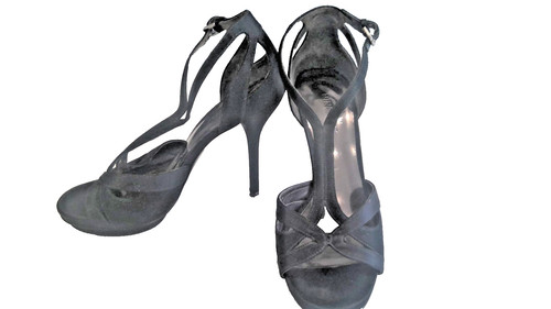 Nine west black satin - west,