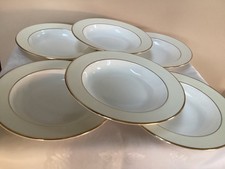 Royal Grafton Bone China ‘Elegance ‘ 6 Large Lipped Soup Bowls