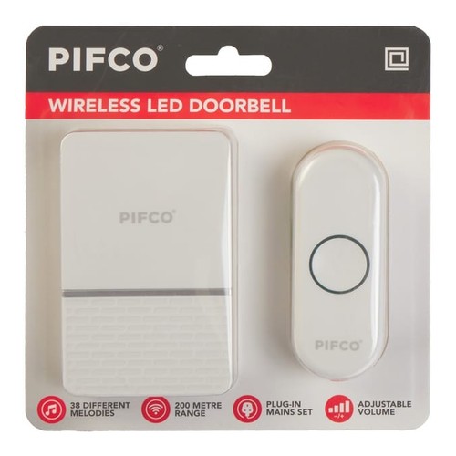 Pifco wireless led doorbell - pifco,