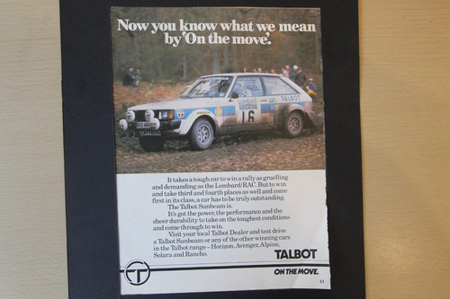 Original magazine advert