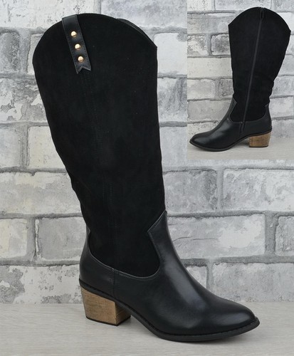 Ladies womens block heel zip - womens,