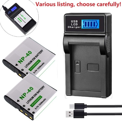 Battery np40 or charger - np40,