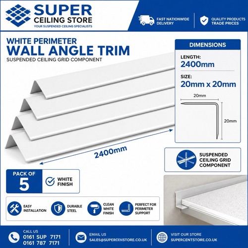 5pcs white wall angle - wall,