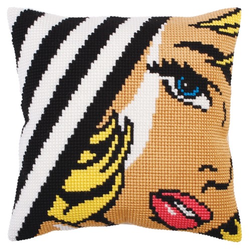 Chunky cross stitch kit pop - stitch,