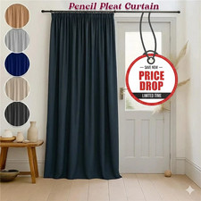 Blackout Door Curtain Thick