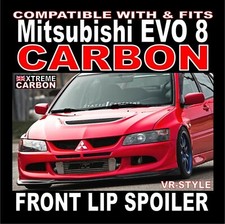 Carbon VR-Style Front Lip Spoiler Splitter "Fits" Mitsubishi Evo EVOLUTION 8 