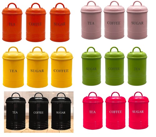 Set tea coffee sugar - 3,