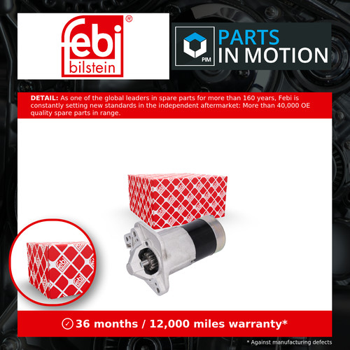 Starter motor fits renault - starter,