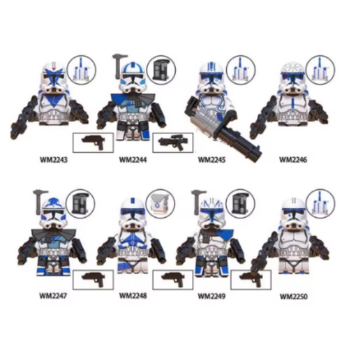 Custom lego star - star, clone