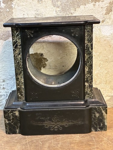 Antique french mantle - mantle, clock