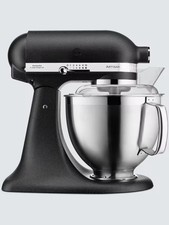 KitchenAid 4.8L Artisan Tilt-Head Stand Mixer With Extra Accessories Black