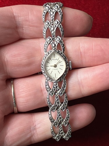 Vintage silver marcasite - vintage,
