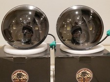 7" LED Headlights Pair 50W Land Rover Defender DOT E Marked UK EU