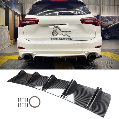 Carbon fiber rear diffuser - carbon,
