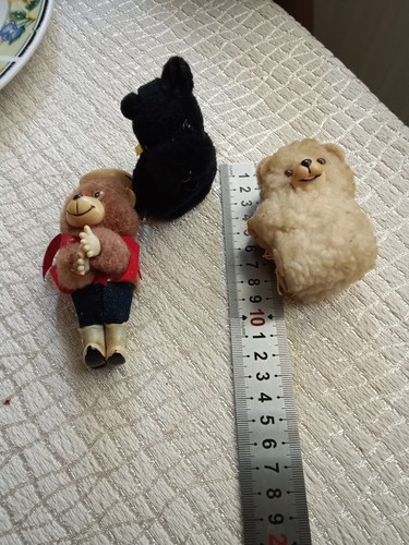 Vintage clip bears 70 - vintage, on
