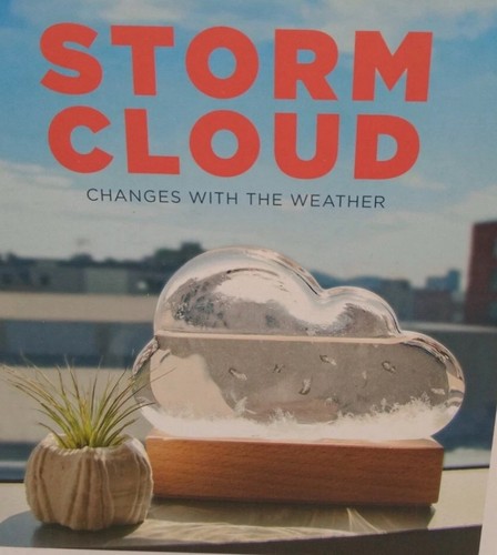 Cloud storm glass - glass, weather