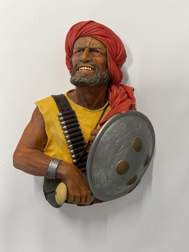 Bossons chalkware head - bossons, pathan