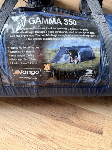 Vango gamma 350 tent - vango,