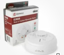 AICO EI3028 Mains Powered Multi-Sensor Heat & Carbon Monoxide Alarm 2031 Expiry