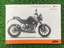 Used KTM 125 Duke EU Owner's