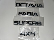 Skoda 4x4 Genuine Gloss Black