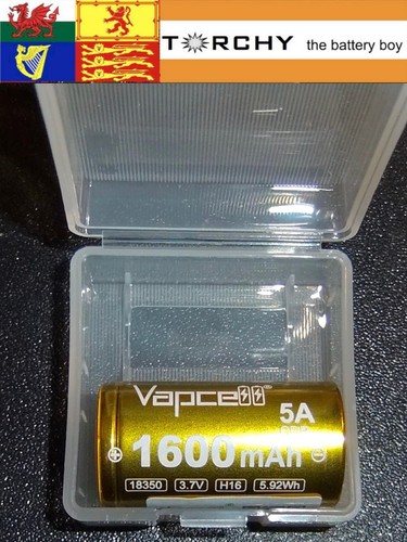 Vapcell 18350 1600mah h16 - vapcell, 5a
