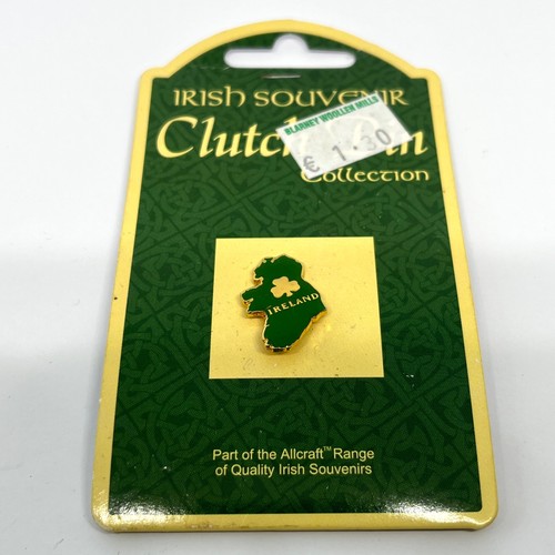 Irish map souvenir clutch pin - souvenir,