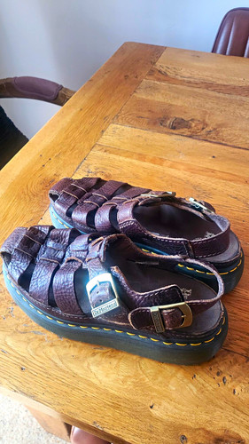 Martens brown leather - dr.,