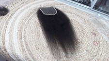 12A BRAZILIAN VIRGIN HUMAN HAIR KINKY STRAIGHT 5X5 HD LACE CLOSURE 16INCH 70g 1B