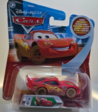 DISNEY PIXAR CARS - DIRT TRACK LIGHTNING McQUEEN - LENTICULAR EYES -NEW SEALED