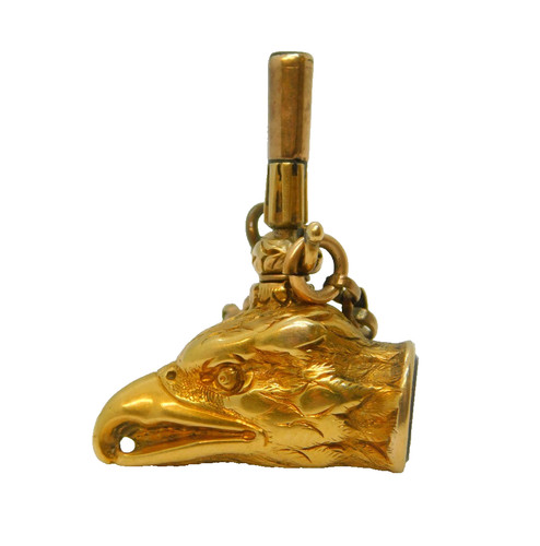 Victorian 18ct gold - gold, eagle's