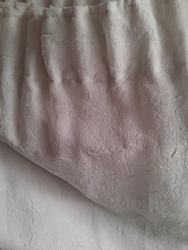 Voile net curtains lined - curtains., 6ft