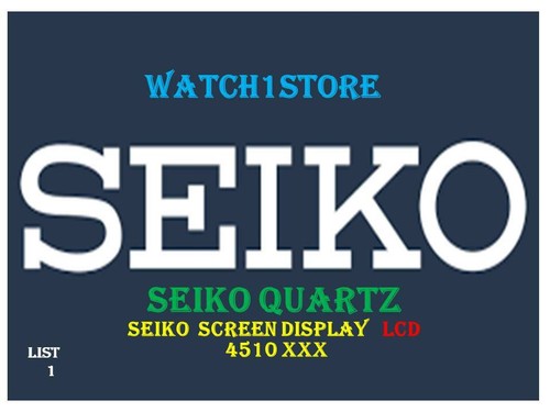 Seiko screen lcd - seiko,