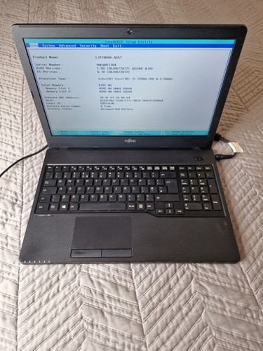 Fujitsu lifebook a557 - a557, 15.6"