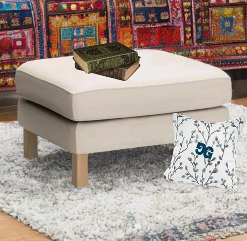 Ikea karlstad footstool cover - ikea,