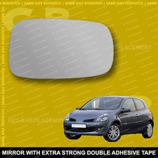For Renault Clio mk3 wing mirror glass 05-09 Right Driver side Spherical