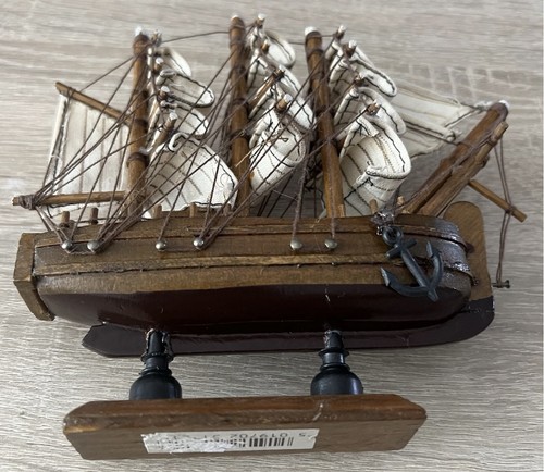 Vintage wooden three - wooden, three-masted